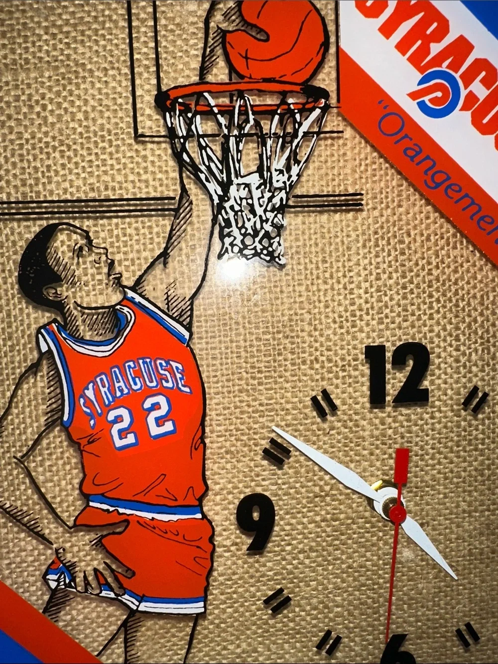 Vintage and rare Dave Bing wall clock